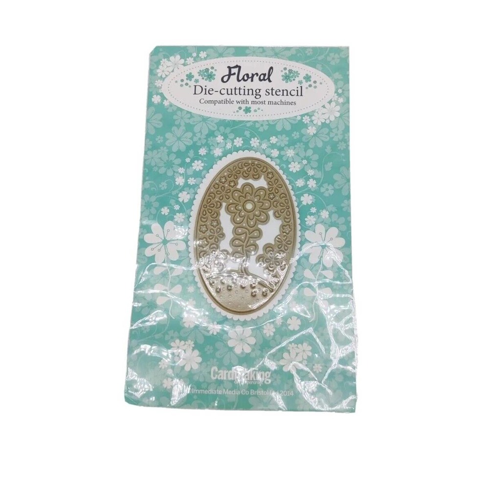 Floral Die Cutting Stencil Card Making & Papercraft Compatible W/ Most Machines